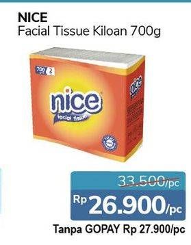 Promo Harga NICE Facial Tissue 700 gr - Alfamidi
