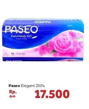 Promo Harga PASEO Facial Tissue Elegant 250 sheet - Carrefour