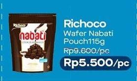 Promo Harga NABATI Wafer Chocolate 115 gr - Alfamart