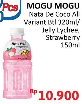 Promo Harga Mogu Mogu Nata De Coco All Variant Btl 320ml / Jelly Lychee, Strawberry 150ml  - Alfamidi