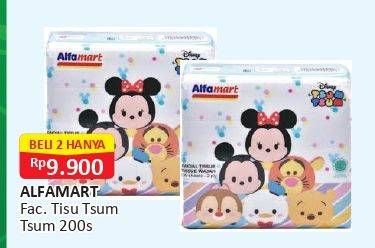 Promo Harga ALFAMART Facial Tissue Tsum-Tsum per 2 pouch 200 pcs - Alfamart