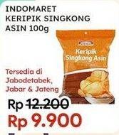 Promo Harga Indomaret Keripik Singkong Asin 100 gr - Indomaret