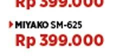 Promo Harga Miyako SM-625 Stand Mixer 190 Watt  - COURTS