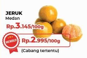 Promo Harga Jeruk Medan per 100 gr - Yogya