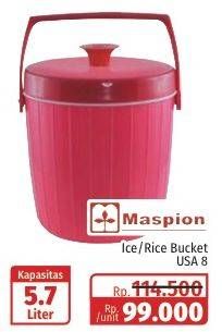 Promo Harga Maspion Ice/Rice Bucket  - Lotte Grosir