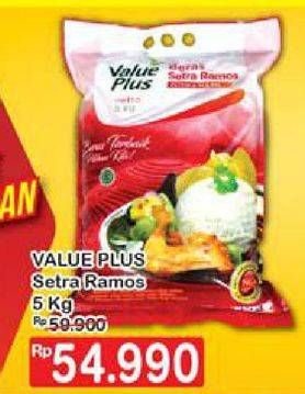 Promo Harga Value Plus Beras Sentra Ramos 5 kg - Hypermart