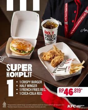 Promo Harga KFC Super Komplit  - KFC