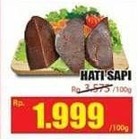 Promo Harga Beef Liver (Hati Sapi) per 100 gr - Hari Hari