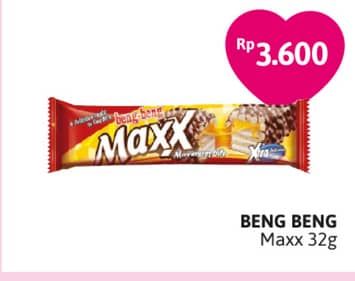 Promo Harga Beng-beng Wafer Chocolate Maxx 32 gr - Alfamidi