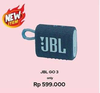 Promo Harga JBL Go 3 Speaker Bluetooth Portabel  - Erafone