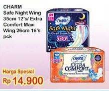 Promo Harga Safe Night 35cm 12s/ Comfort Maxi 26cm 16s  - Indomaret