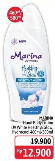 Promo Harga MARINA Hand Body Lotion UV White Healthy 460 ml - Alfamidi