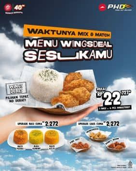 Promo Harga Menu Wingsdeal  - Pizza Hut