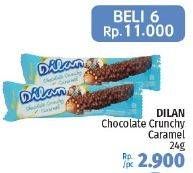 Promo Harga DILAN Chocolate Crunchy Cream per 6 pcs 24 gr - LotteMart