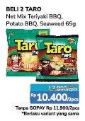 Promo Harga TARO Net Teriyaki Barbeque, Potato BBQ, Seaweed per 2 pouch 65 gr - Alfamidi