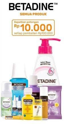 Promo Harga BETADINE Skin Cleanser/ Feminine Hygiene/ Obat Kumur  - Guardian