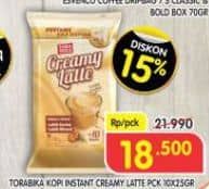 Promo Harga Torabika Creamy Latte per 10 sachet 25 gr - Superindo
