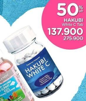 Promo Harga SATO Hakubi White C Suplemen Makanan  - Watsons