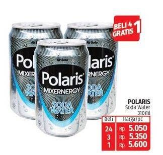 Promo Harga POLARIS Soda Water 330 ml - Lotte Grosir