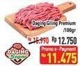 Promo Harga Daging Giling Sapi Premium per 100 gr - Hypermart