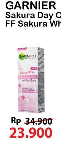Promo Harga GARNIER Sakura White Cream Day 20 ml - Alfamart
