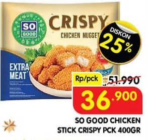 Promo Harga So Good Crispy Chicken Nugget 400 gr - Superindo