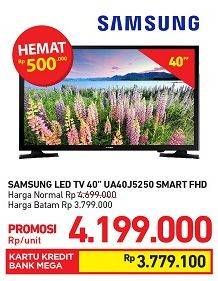 Promo Harga SAMSUNG UA40J5250 Full HD Smart Flat LED TV 40"  - Carrefour