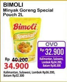 Promo Harga Bimoli Minyak Goreng Spesial 2000 ml - Alfamart