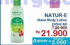 Promo Harga Natur-e Hand Body Lotion Daily Nourishing 245 ml - Indomaret