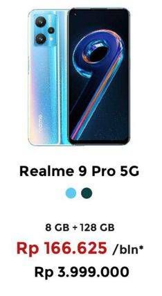 Promo Harga REALME 9 Pro 5G 8 GB + 128 GB  - Erafone