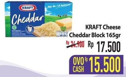 Promo Harga KRAFT Cheese Cheddar 165 gr - Hypermart