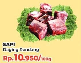 Promo Harga Daging Rendang Sapi per 100 gr - Yogya