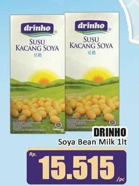Promo Harga Drinho Soya Bean Milk 1000 ml - Hari Hari