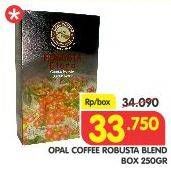 Promo Harga Opal Coffee Robusta Blend 250 gr - Superindo