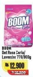 Promo Harga Boom Deterjen Bubuk Rose Ceria, Lavender 770 gr - Alfamart