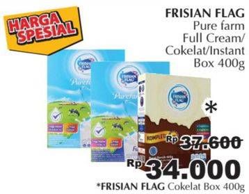 Promo Harga FRISIAN FLAG Susu Bubuk Kompleta Cokelat 400 gr - Giant
