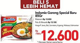 Promo Harga INDOMIE Mi Goreng Spesial per 5 pcs 85 gr - Carrefour