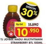 Promo Harga TRESNO JOYO Joybee Madu Multivitamin Strawberry 100 ml - Superindo