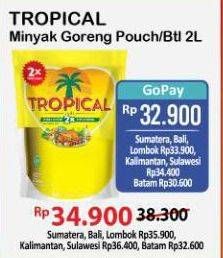Promo Harga Tropical Minyak Goreng 2000 ml - Alfamart
