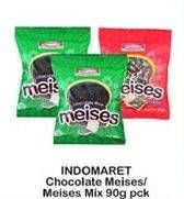 Promo Harga INDOMARET Meises Chocolate, Mix 90 gr - Indomaret