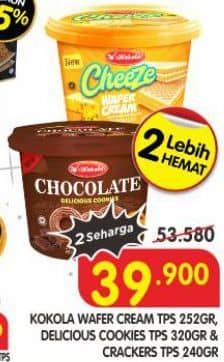 Promo Harga Kokola Wafer Cream/Kokola Cream Crackers   - Superindo