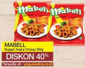 Promo Harga MABELL Nugget Angka Cheesy 500 gr - Yogya