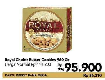 Promo Harga DANISH Royal Choice Butter Cookies 960 gr - Carrefour