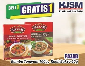 Promo Harga Pazar Bumbu Masak Tom Yam, Kuah Bakso 60 gr - Hari Hari