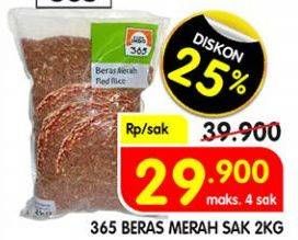 Promo Harga 365 Beras Merah 2 kg - Superindo