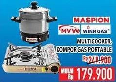 Promo Harga Maspion, MVV, Winn Gas Multicooker, Kompor Gas Portable  - Hypermart