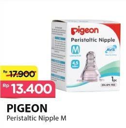 Promo Harga PIGEON Peristaltic Nipple Slim Neck  - Alfamart