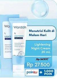 Promo Harga Wardah Lightening Night Cream 20 gr - Indomaret