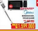 Promo Harga SHARP/MIDEA Microwave/Vacuum Cleaner  - Hypermart
