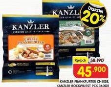 Promo Harga Kanzler Frankfurter Cheese/Kanzler Bockwurst  - Superindo